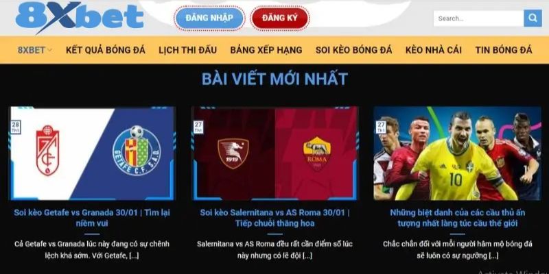 Tham gia 8xbet nhận nhiều tin tức hấp dẫn